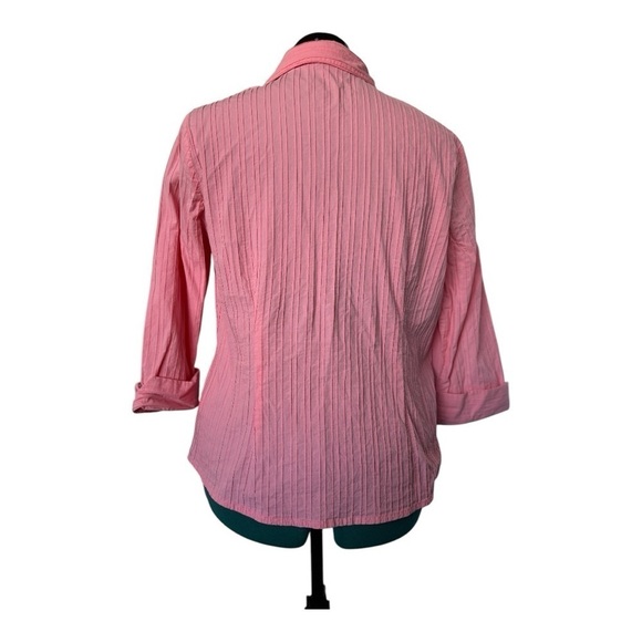 Sonoma Pink Women's Button-Up Shirt Sz XL - Picture 3 of 10